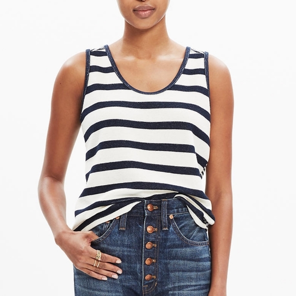 Madewell coastland stripe tank - Picture 6 of 6